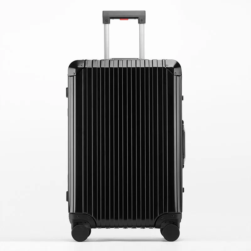 Oytb-0101 Алюминиевый Чемодан большой емкости с алюминиевым каркасом чемоданы из чистого металла роскошный чемодан тележкой