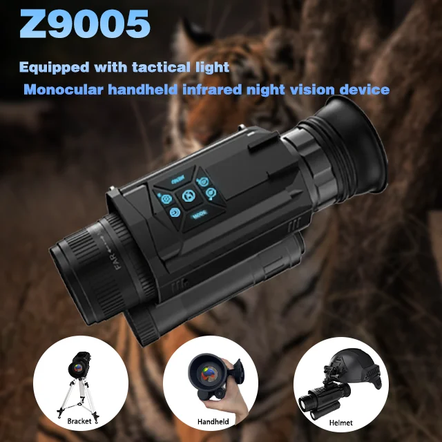 Hunting Night Vision Monocular Scope Waterproof IR Imaging Long Distance View 8x & 5x Magnification Binocular