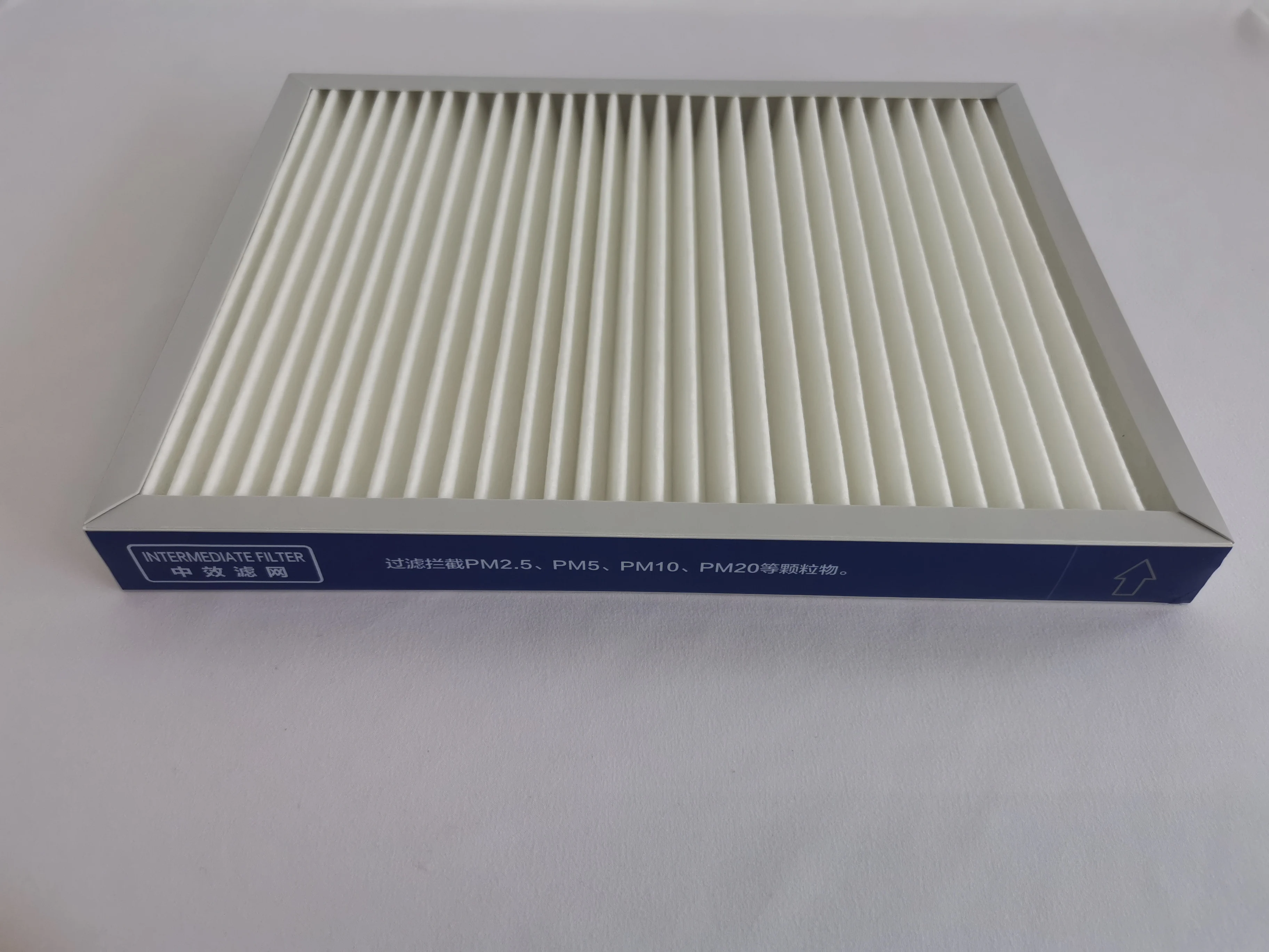 China Manufactory Cabin Cartridge Pleated HEPA Air Purifier Filter Paper Frame Air Cleaning Remover