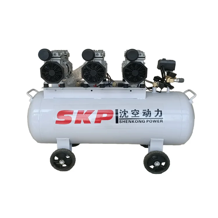 
Chinese portable aircompressors mini high pressure breathing air belt driven air compressor for painting cars 