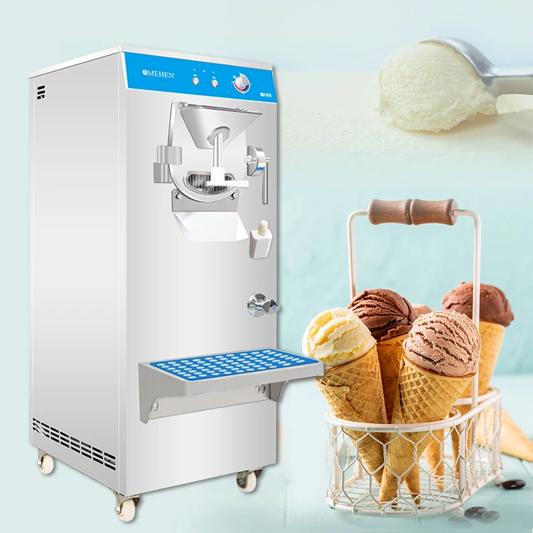MEHEN M10E 20-40L/H European Standard Batch Freezer Frozen Ice Cream Ball Making Machine Gelato Hard Ice Cream Maker