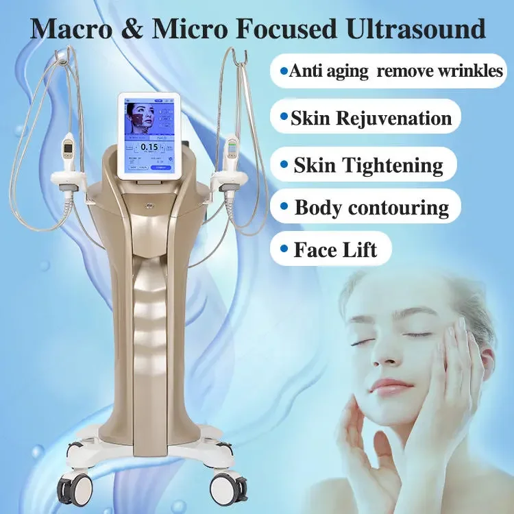 2024 New multifunction Mfu High Peak Power 7D Micro Macro Focused Ultra Face Lifting Body Machine