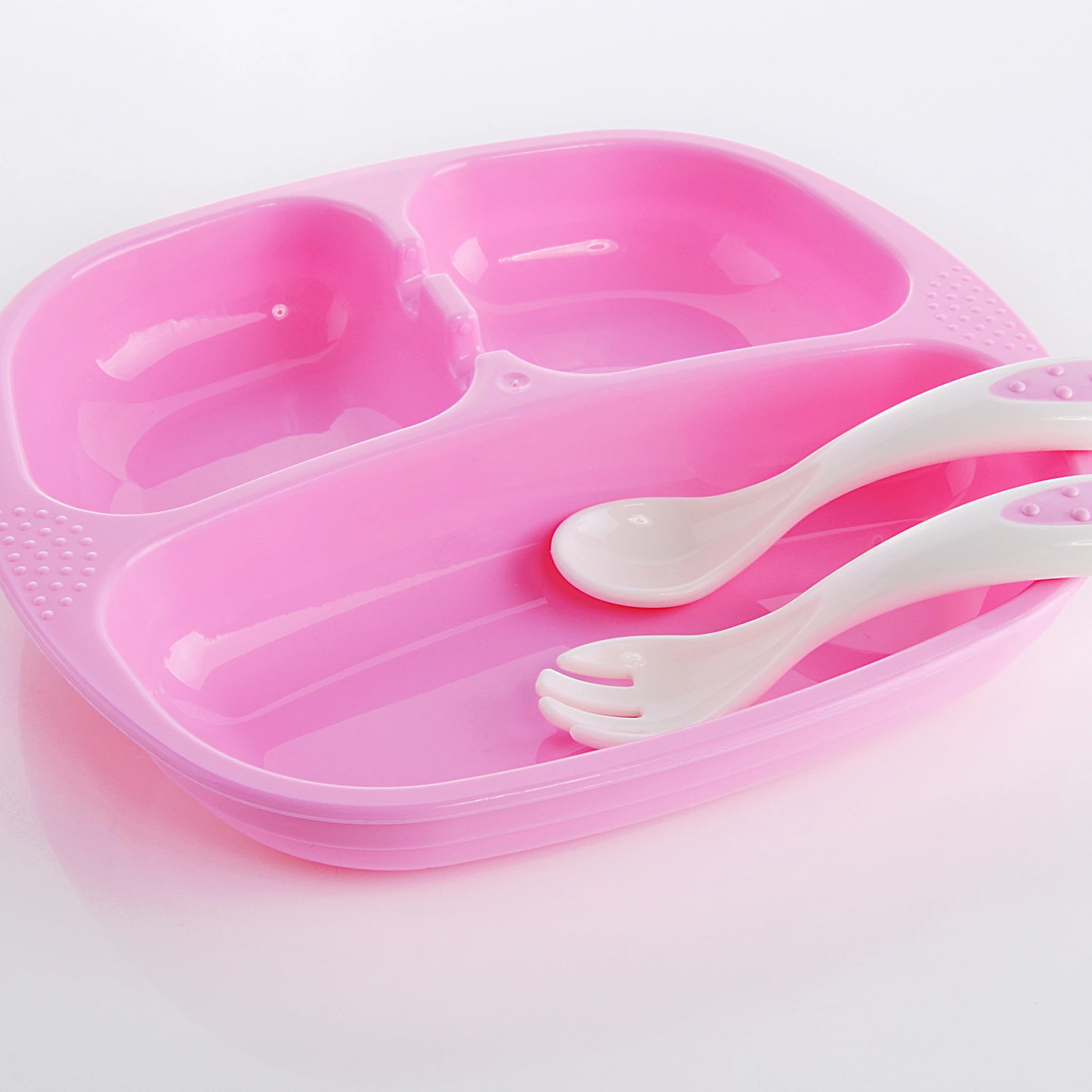 Customize Eco-friendly Children Kids  Dinner Food Divided Wholesale Kids Plate Baby Plates