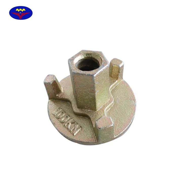 Concrete Column Construction Metal Formwork Threaded Bar/Tie Rod Casted Iron Round Flanged Wing Nut