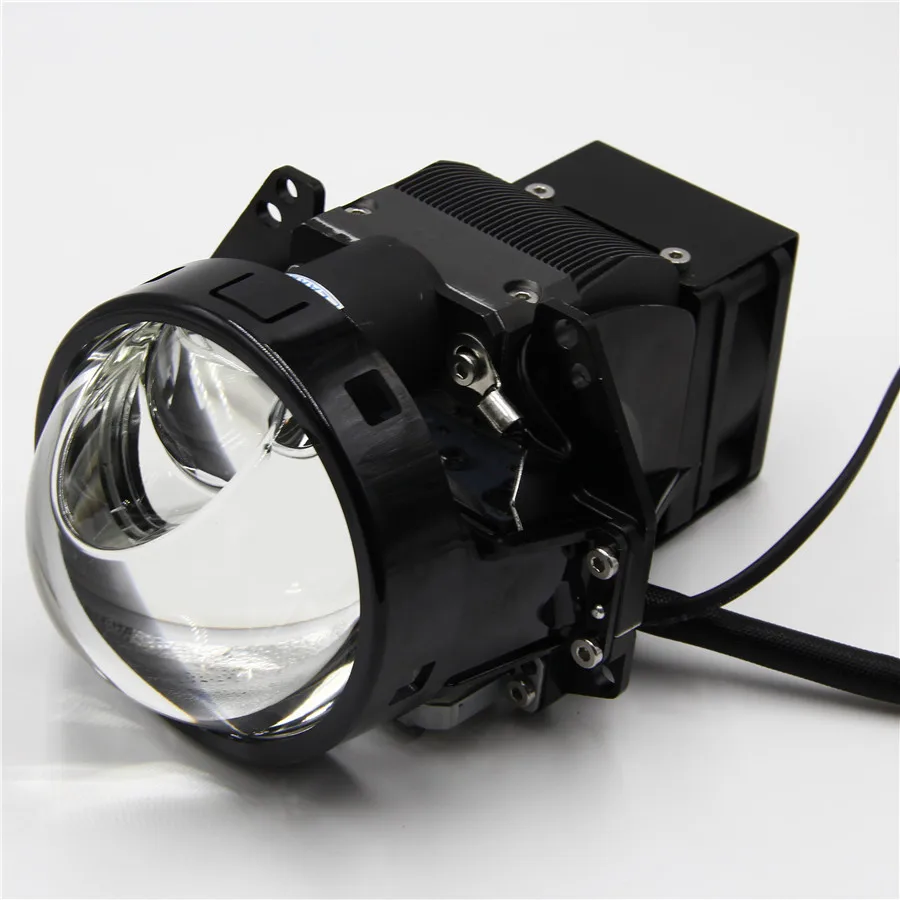 2020 производитель новейший 3 дюймов Bi светодиодный объектив проектора лазерный проектор для автомобилей Универсальный Тип 55 Вт 4600lm двойной свет