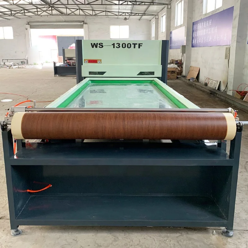  WS1300TF деревообрабатывающая автоматическая дверь MDF ПВХ вакуумная мембранная