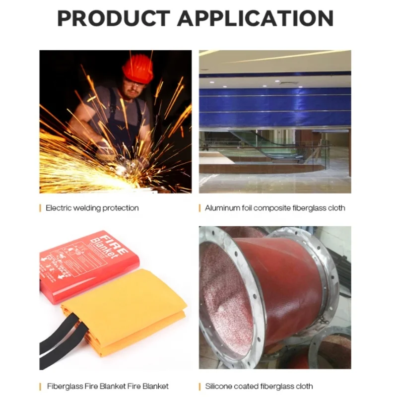 Manufacturer High Temperature Gray Silicone Coated Industrial Fiberglass Fabric Reinforced Glass Fiber