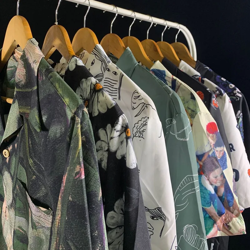 men 5xl custom rayon sublimation hawaiian tribal shirt floral shirts men hawaiian shirt and shorts