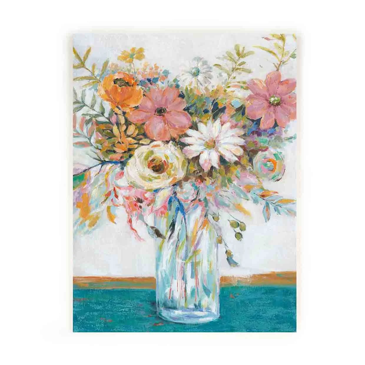 Оригинальный новый дизайн современная картина в скандинавском стиле с цветами Настенная цветочным рисунком картины рамкой для декора