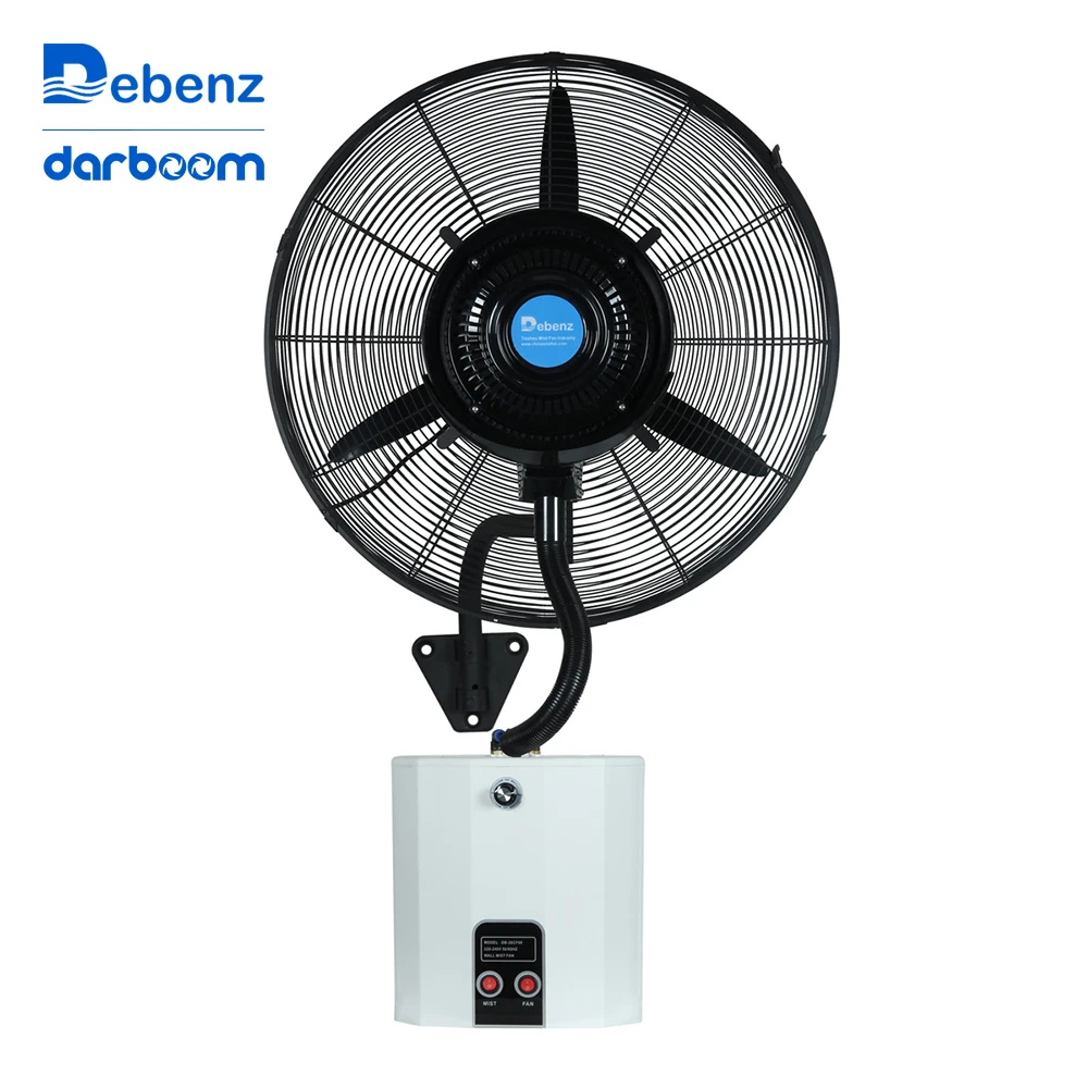 Debenz brand 26 inch 30 inch centrifugal wall mounted mist fan