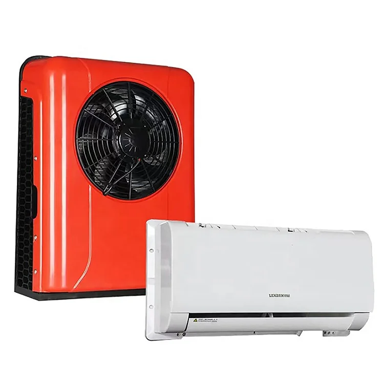 Factory Good Price Car Battery Power Split Type Air Conditioner, 12v/24v Parking Cooler Air Conditioner For Tractor