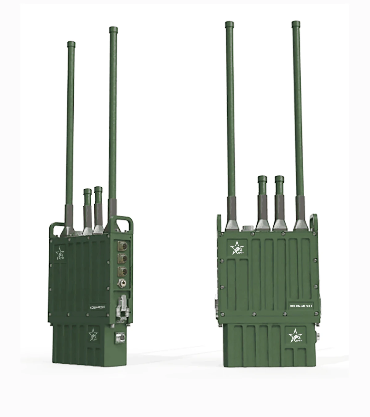 Up to 32 mesh nodes cofdm module wireless communication system 2 ways mesh radio ip av receiver hd video