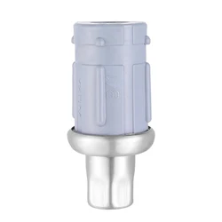 Gray Plastic Adjustable Bullet Insert Foot for 1-1/2' 38mm Round Tubing