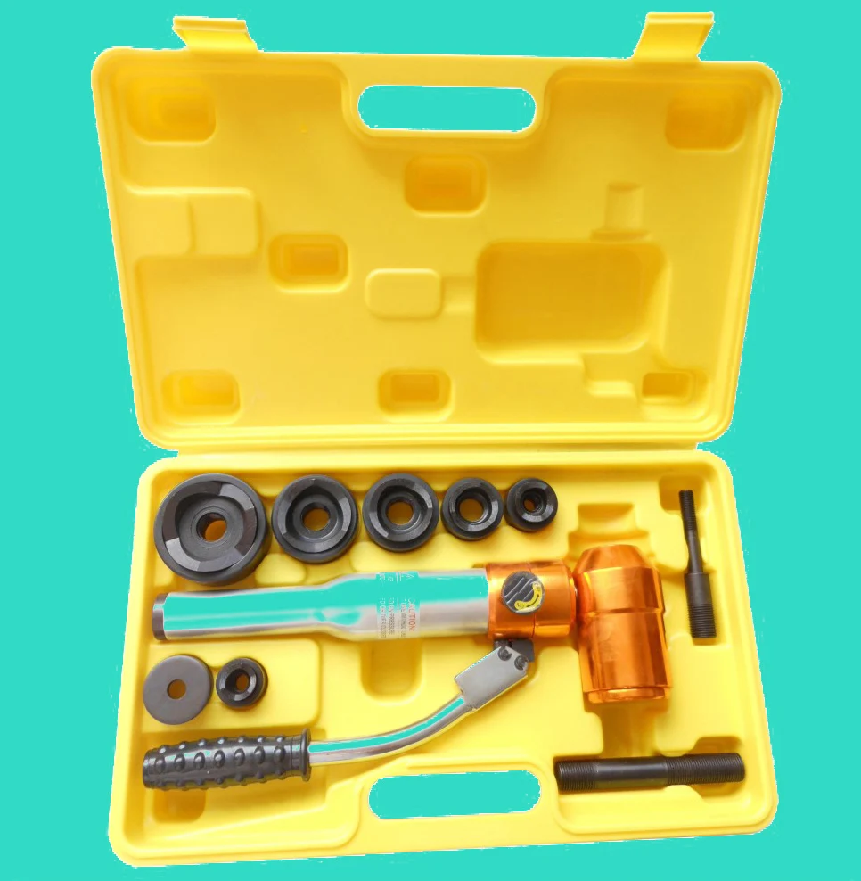 Hydraulic hole punch driver TPA-8 Jeteco tools quality hydraulic knockout hole punch tool with round hole dies set