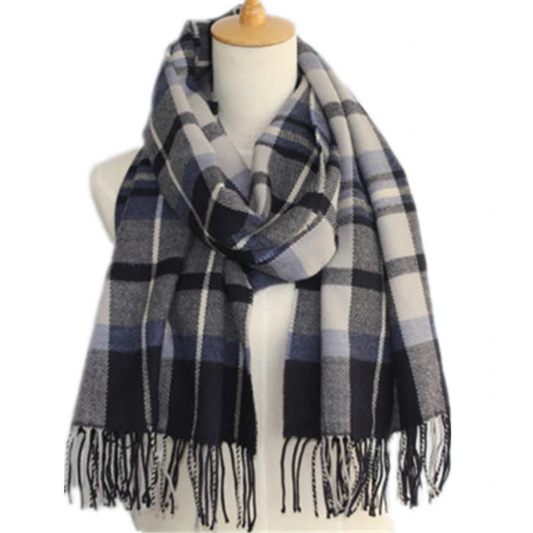 fine acrylic scarf for men high quality Fashion Winter shawl