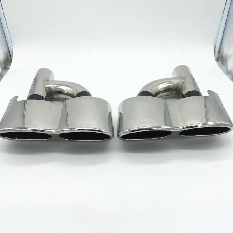 Car Exhaust Tip Stainless Steel Tail Pipe For Mercedes BENZ W221 S600 S350 S450 S300