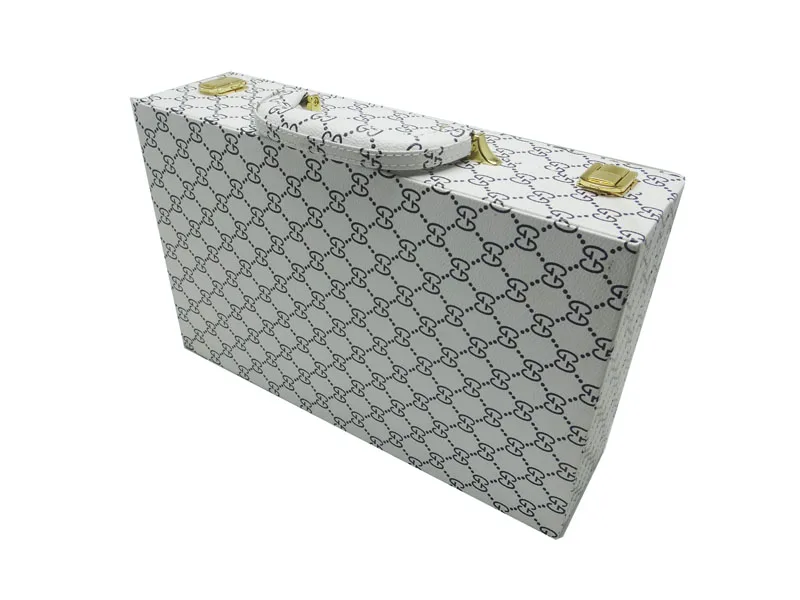 GC02-ST-12C27 watch storage display suitcase pocket watch case watch carrying case Brand new High quality with metal buckle