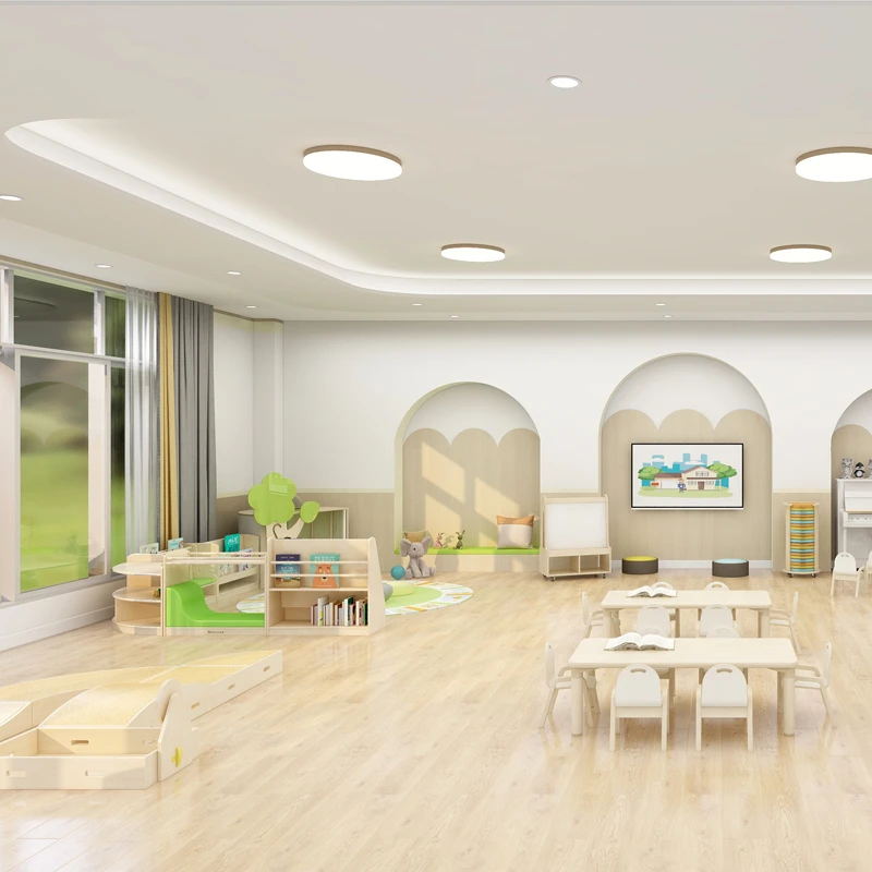 Kids Furniture Sets ,Thick birch veneer multilayer plywood fence for children,rotatable