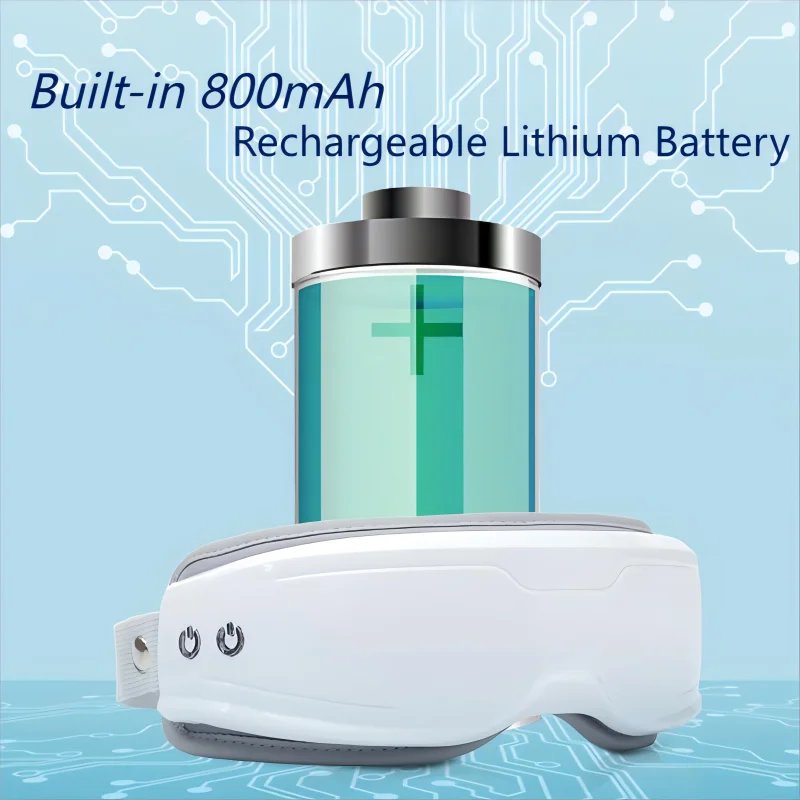 Multifunction Portable Intelligent Heated Smart Eye Massager Heating Vibration Rechargeable Electric Eye and Head Massager