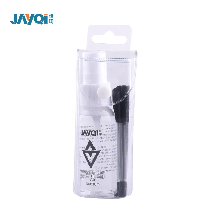 custom logo lens cleaner spray with soft microfiber cloth, cheap price jewelry cleaner solution