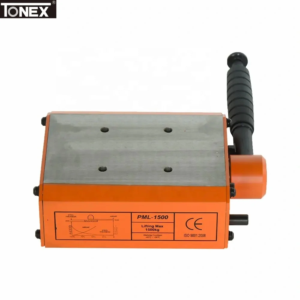 Steel Magnetic Lifter with Permanent Magnet Chuck High Capacity Magnetic Lifters