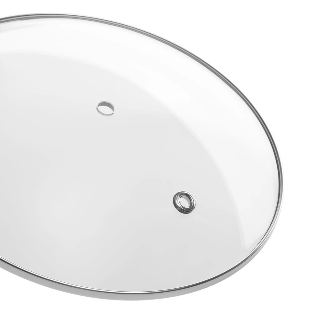 Кастрюль и сковородок непригорающих наборов посудов стеклянной крышкой с отверстие для отвода пара