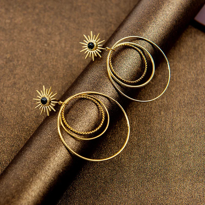 Modalen Chandelier 2021 Gemstone Wholesale Handmade Long Vintage Earings