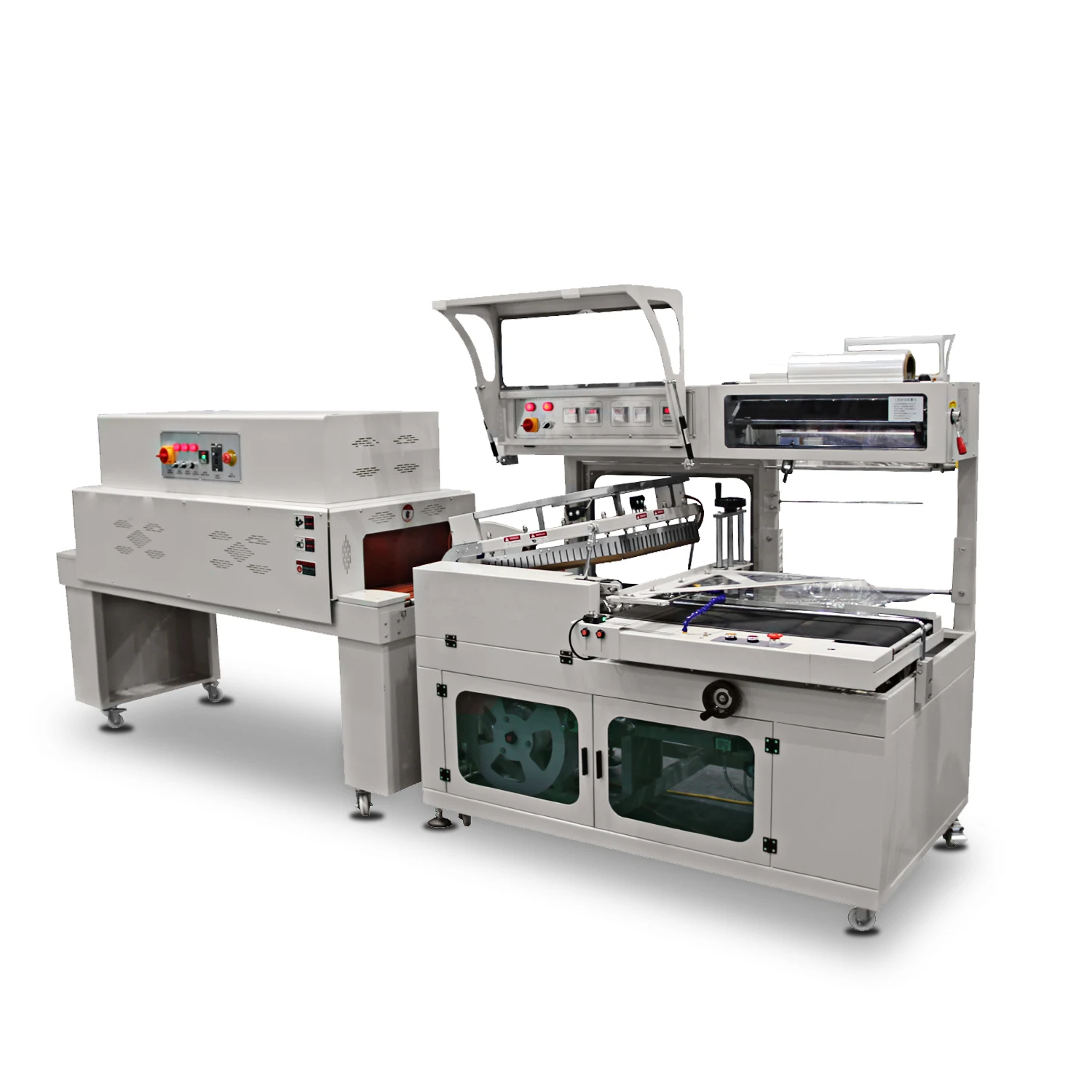 Automatic L Bar Sealer Side Sealing Heat Shrink Wrapping Machine shrink packaging machine