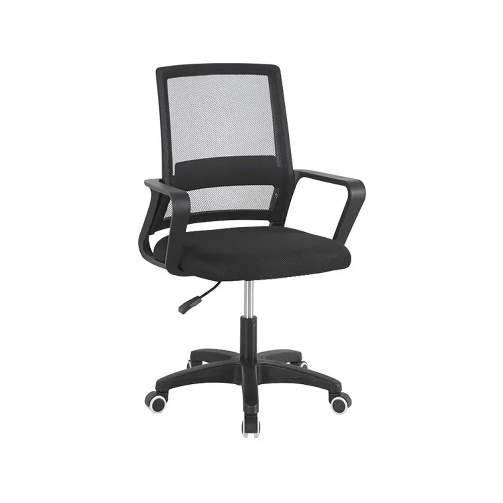 Quick Delivery Low Price Comfortable Seat Computer Chair Swivel Ergonomic Mesh With Arm Rest Mid Back Office