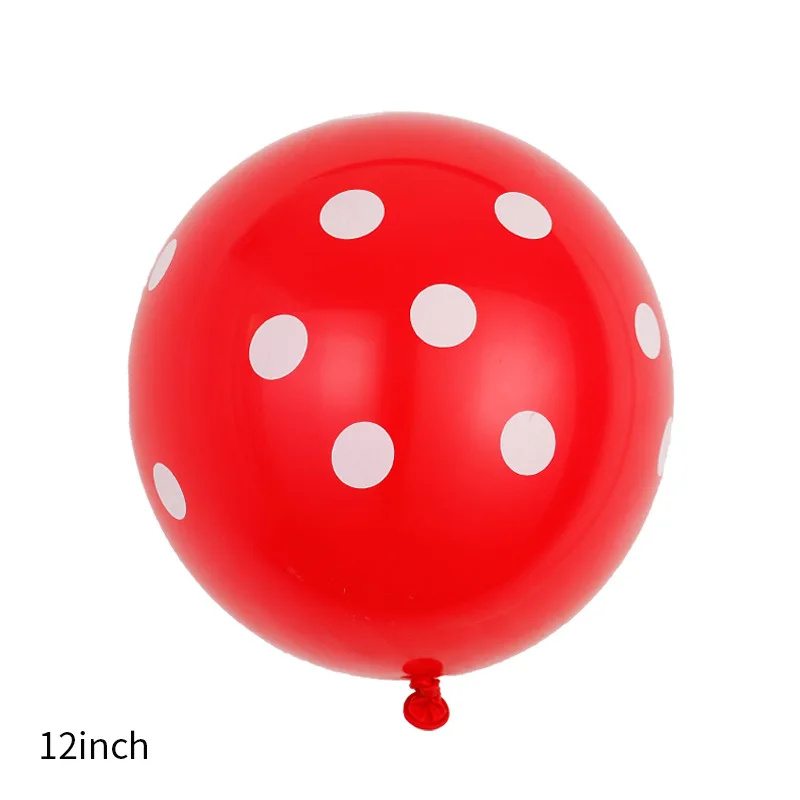 2.8g thickened printed wave dot latex balloon 12 inch cartoon animal baby shower happy birthday arranging balloon