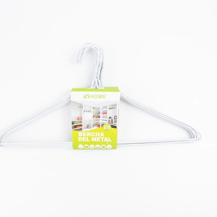 16 inch Jingyu Laundry Wire Hangers Galvanized Coated Hanger Dryer Rack