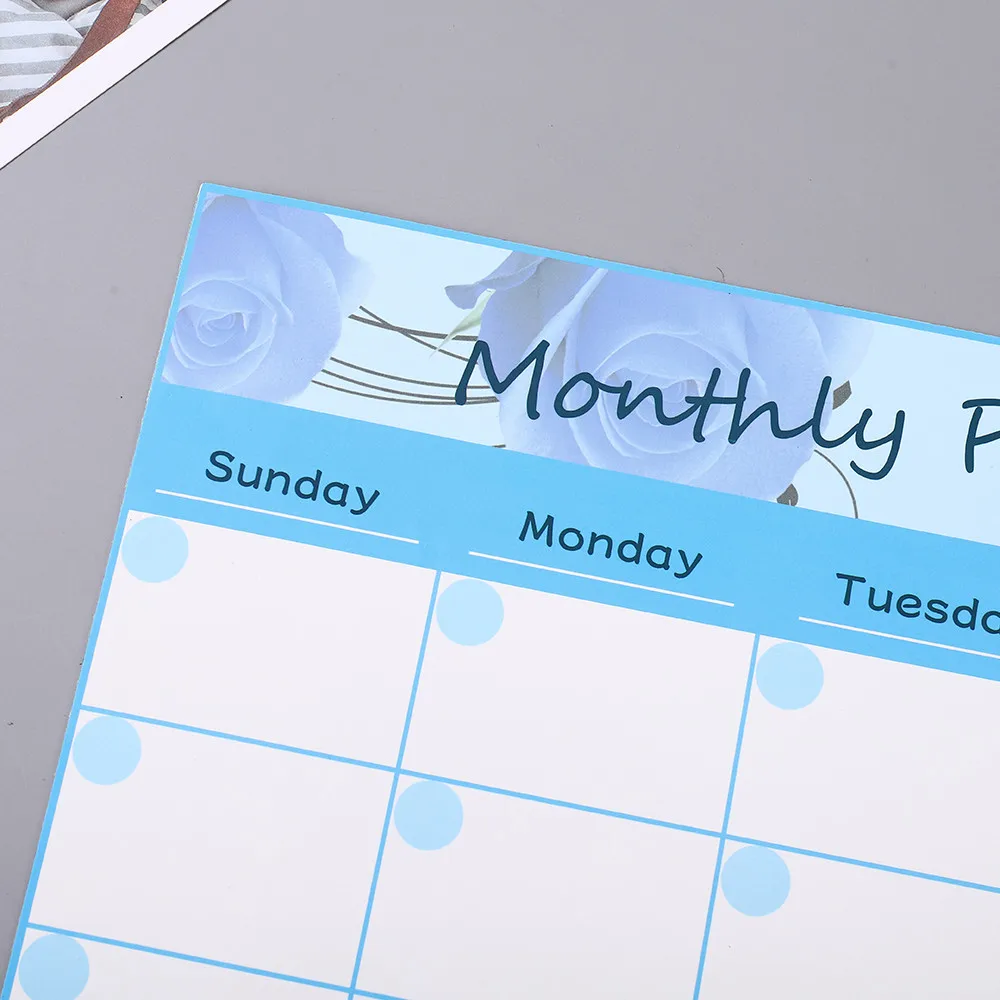 Custom fridge magnet board calendar notepad Dry erase magnetic note pad writable fridge magnet notepad