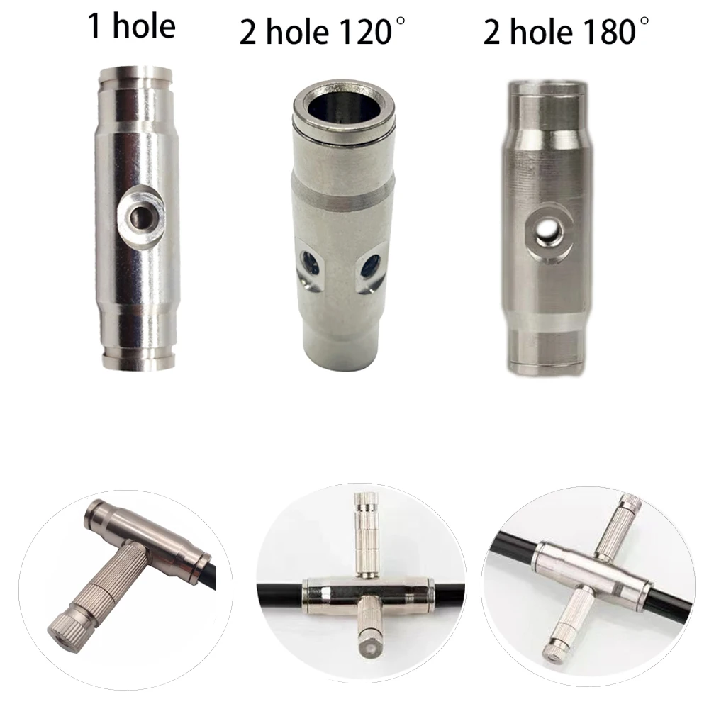 3/8' Brass slip lock connector and fitting for high pressure misting system repair kits