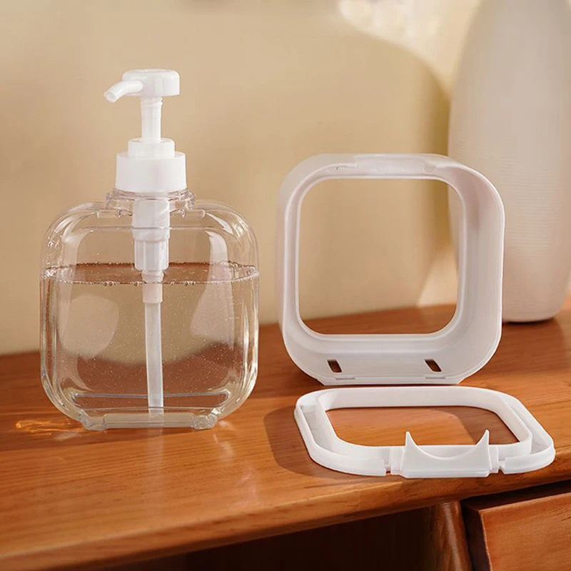 Recyclable Bathroom Soap Dispensers Shampoo Shower Gel Holder Liquid Soap Bottle Dispenser Refillable Lotion 300ml 500ml PET