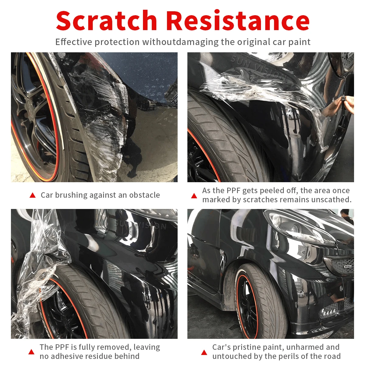 Clear TPH PPF Self Healing Transparent Paint protection Film 5 Years Warranty No Yellowing Car Sticker TPH PPF film