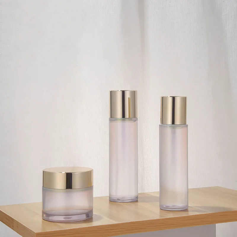 50g 100g 50ml 120ml 150ml  cover cosmetic packaging set skin care plastic tonner bottle set