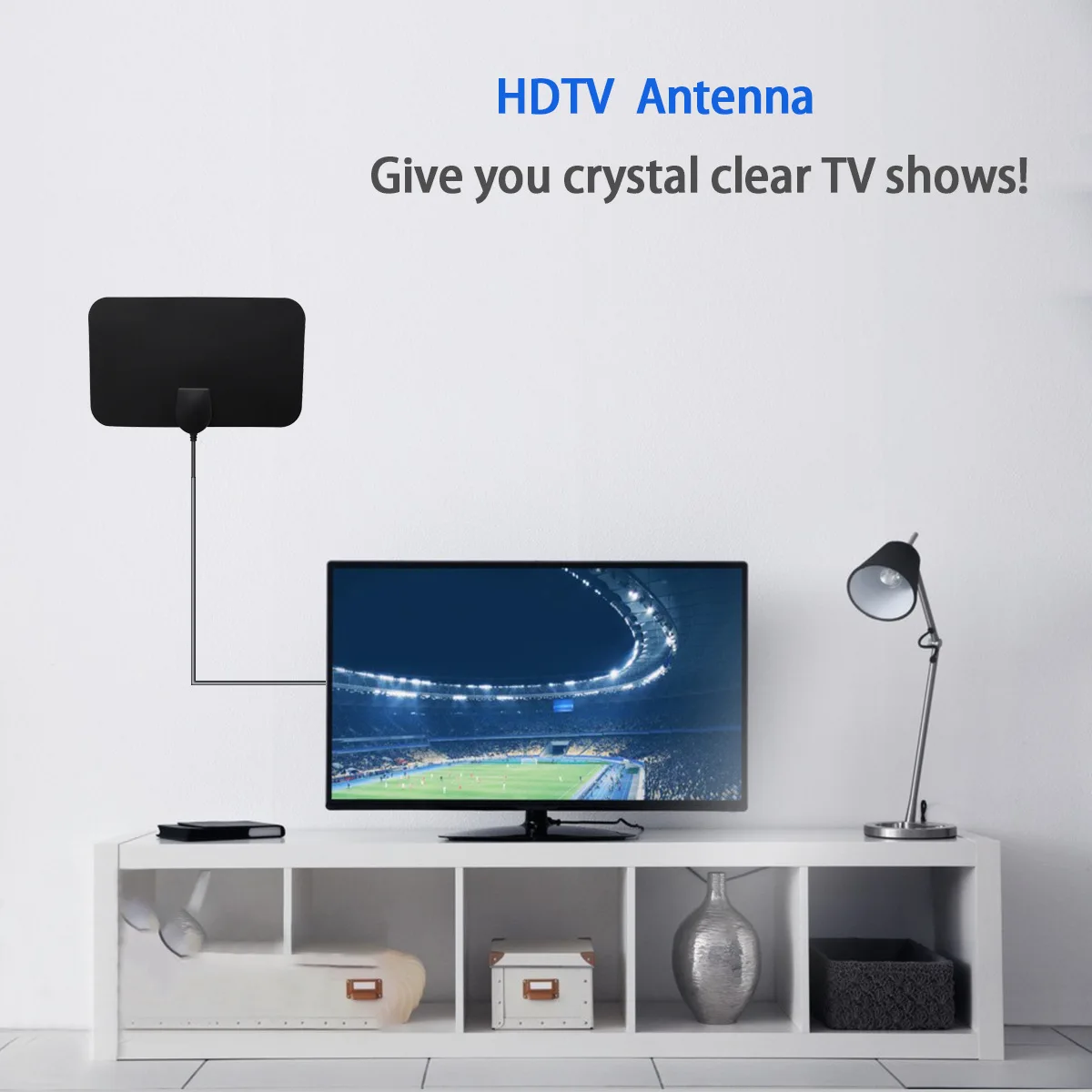Indoor TV antenna amplification HD digital TV antennas support 1080p TV antennas