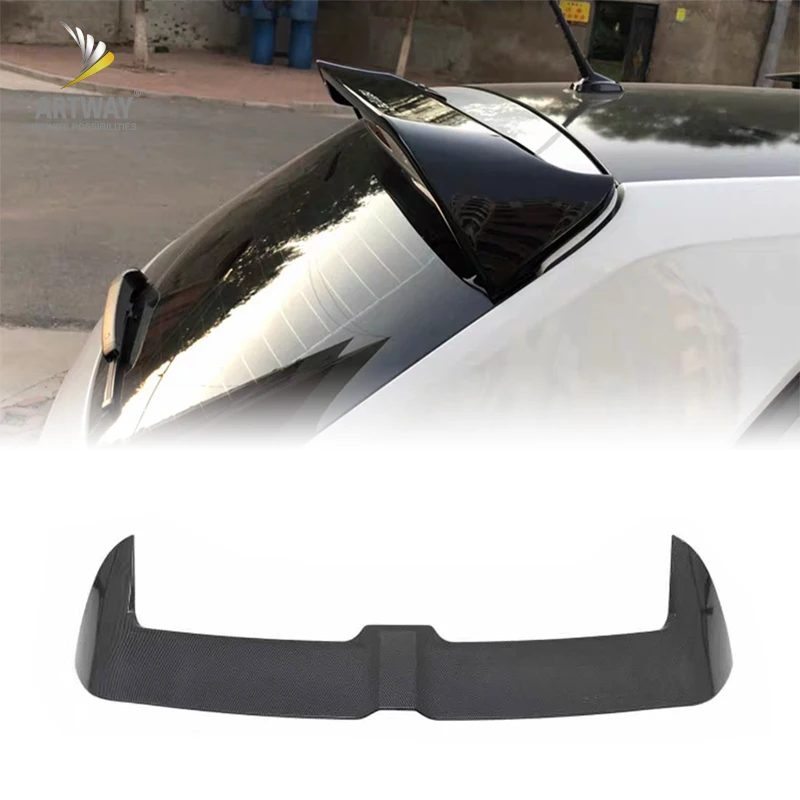 China Changzhou Factory DADAO Manufacture ABS Glossy Rear Wings, Carbon Fiber Rear Spoiler Wings For VW Polo 2011-2018