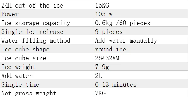 Automatic portable mini ice maker low energy consumption home ice maker portable ice maker