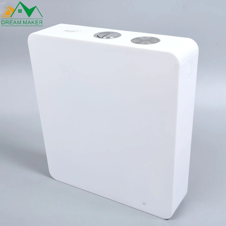 Portable bathroom accessory cleaner energy-saving double press silent flushing wall hung tank plastic squat water toilet tank