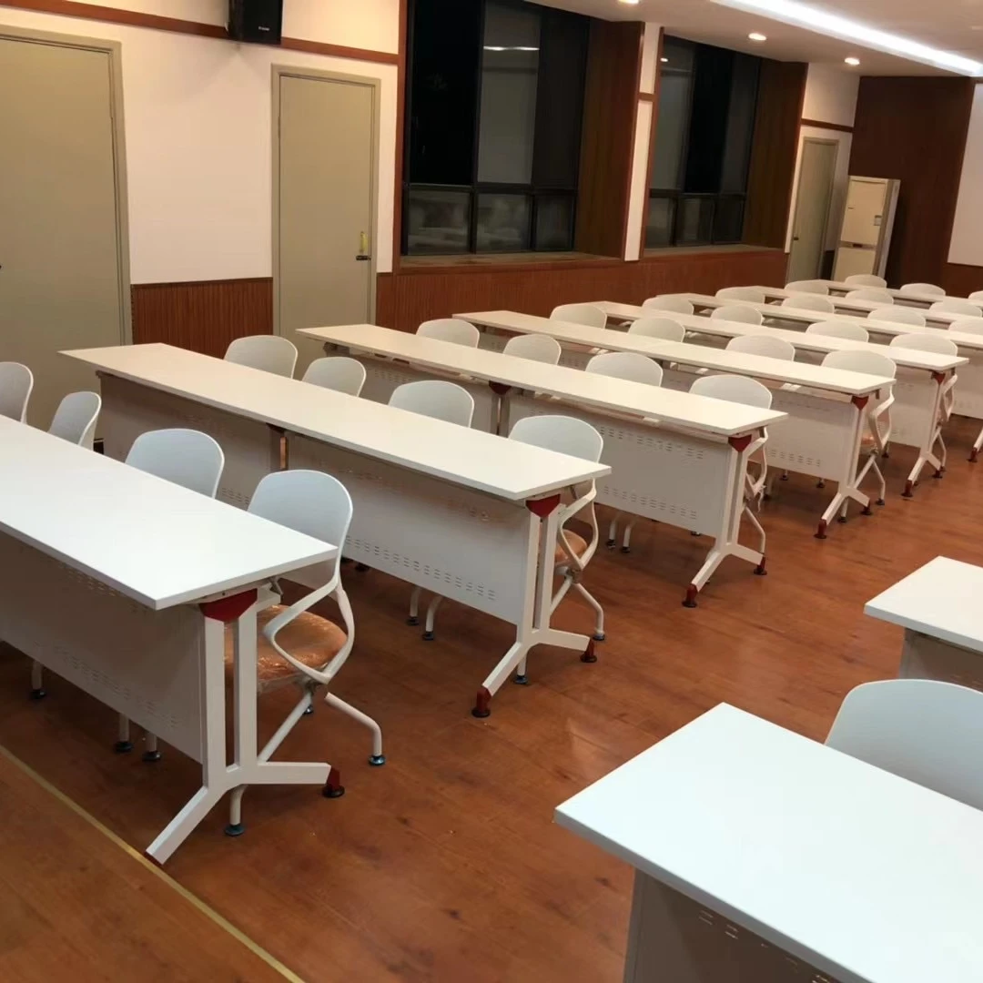 Factory Wholesale Modern School Student Folding Training Desks and chairs