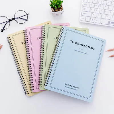 
Free Sample Custom Travel Notebooks Planner Book Private Label Spiral Journals Diary Lined Dotted Blank A5 Notebook Journal 