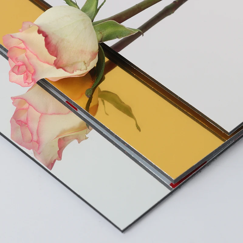4mm Mirror Aluminum composite Panels  ACP ACM