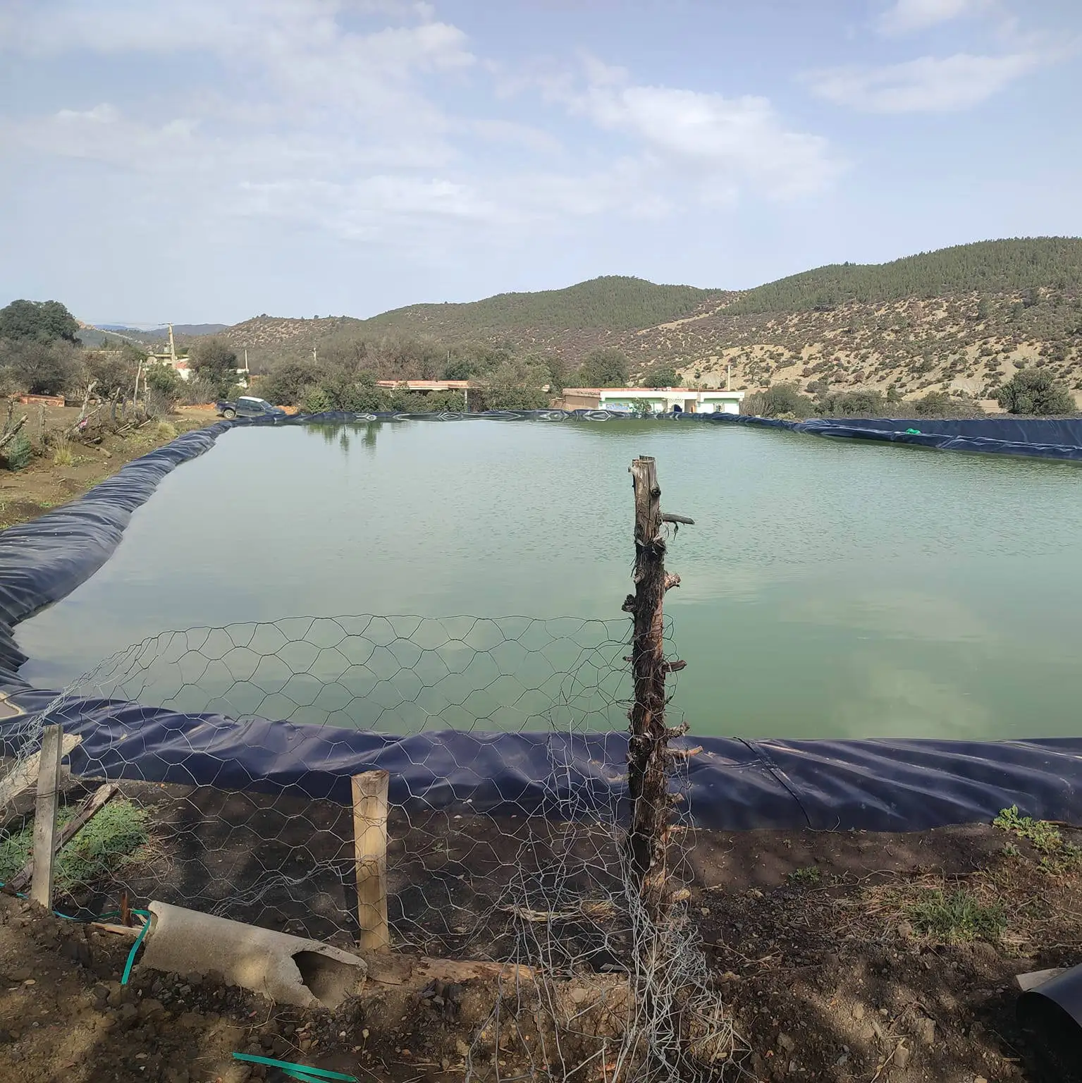 0.5mm 0.75mm 1mm 1.5mm Fish Farm Pond Liner Geomembrane iner good Price Dam Liner HDPE liner