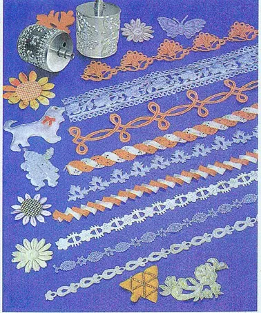 Pattern roller for ultrasonic lace sewing machine