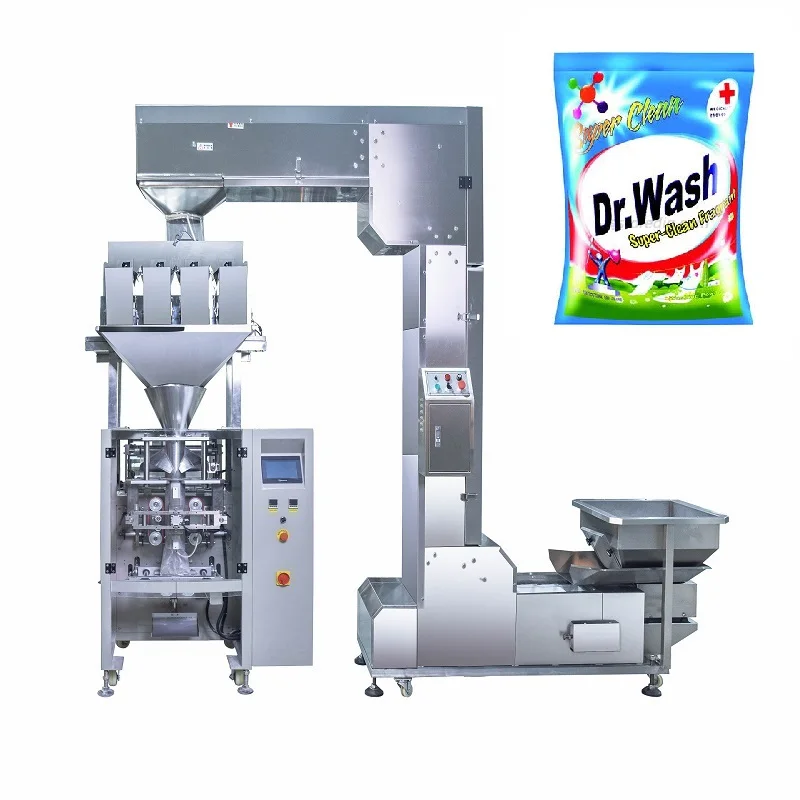 Fully Automatic Weighing Washing Powder Packaging Machine Solutions Packaging Equipment Price