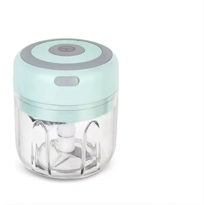 Electric Mini Garlic Mincer 100ML USB Vegetable Onion Chopper Portable Small Food Processor for Ginger Chili Vegetables