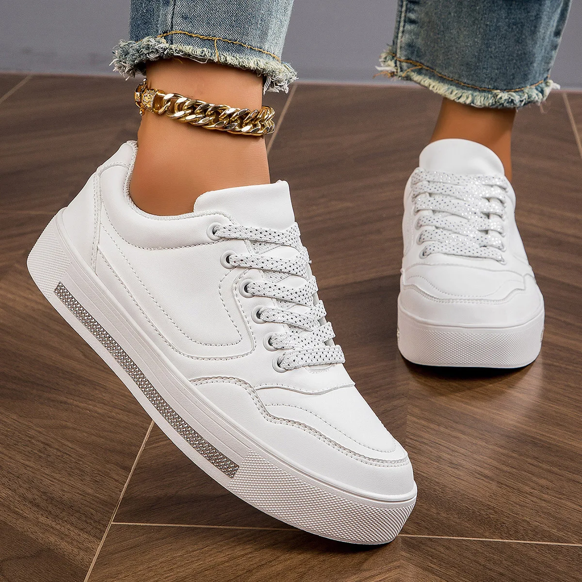 cheap shoes sneaker sport shoe ,Girls Hook-and-loop Fastener Lace Up Design Letter Graphic Lightweight Running Shoes For Spring