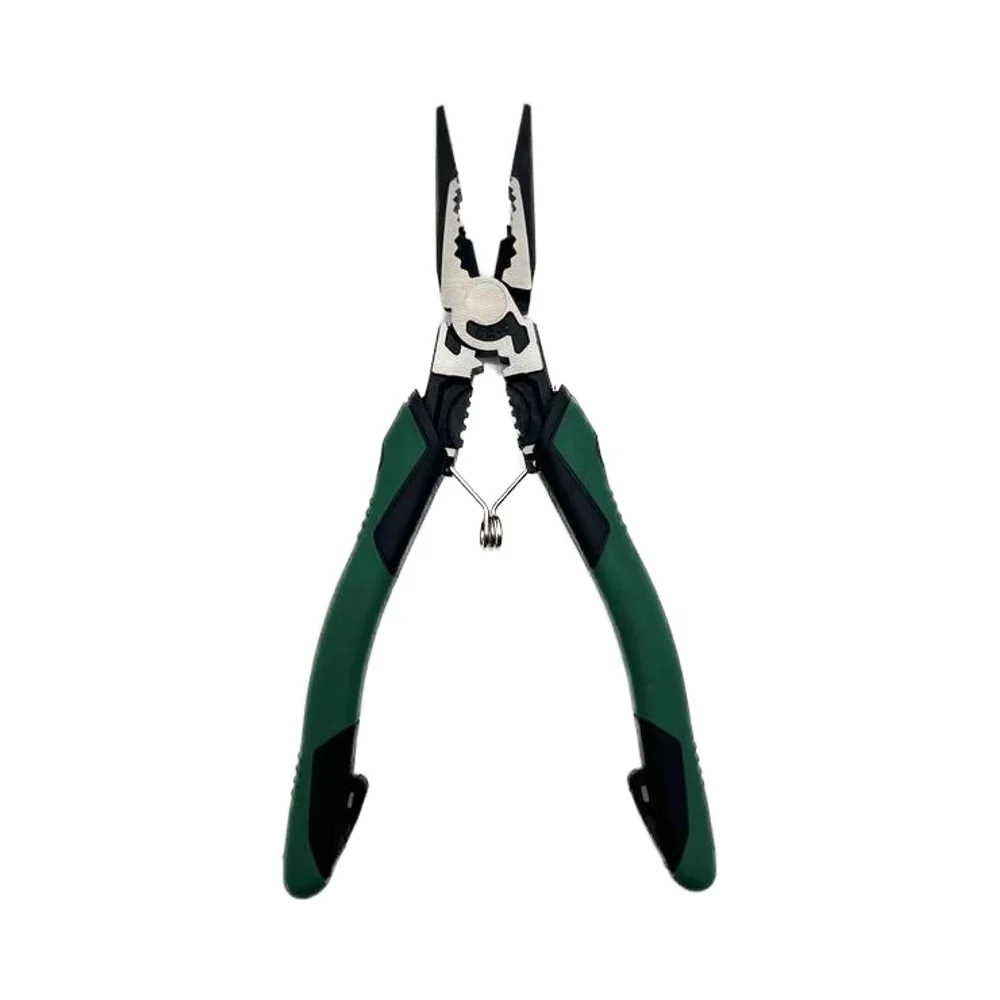 Multifunctional DIY Industrial Steel Pliers Side Cutter Alicate Decapador Manual Plastic Grip Multitools Metric Cutting Fishing