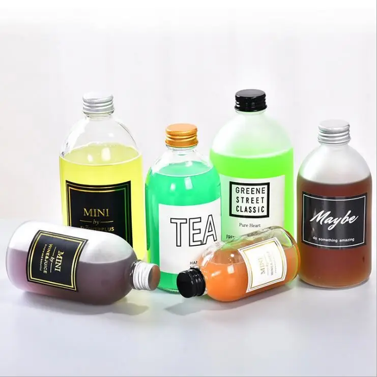 Ready To Ship Glass Bottle For Kombucha Juice 1 Liter